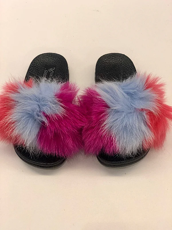 elegant dressFurry Unicorn Slides