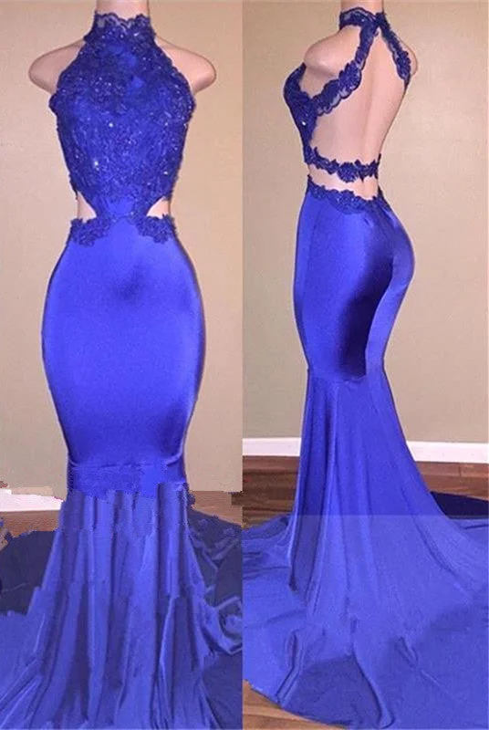 Fantastic Offers Lace Appliques Mermaid Evening Gowns Prom Party Gowns