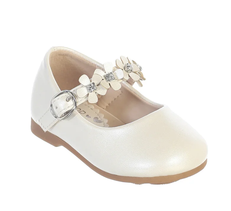 one-shoulder dressIvory Leatherette Shoe