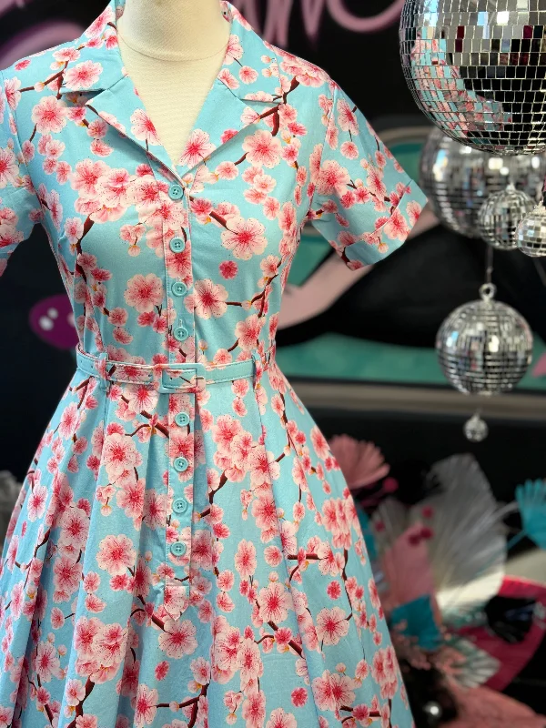 party-ready dressPeggy Swing Dress in Cherry Blossom Print