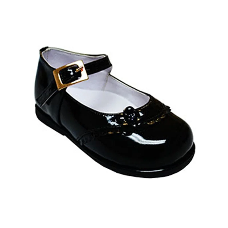 bohemian dressKarela Kids Girls Patent Leather Shoe