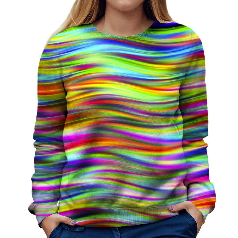 Price Smash comfy workout sweatshirtGreen Flow Womens Sweatshirt