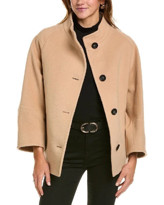 Great Deals Cinzia Rocca Icons Short Wool-Blend Coat