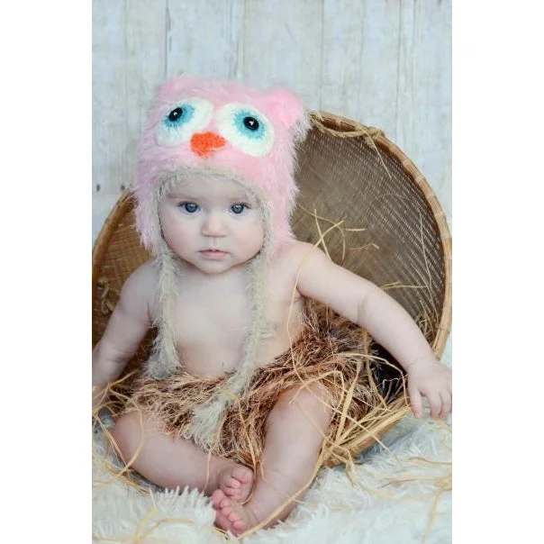Limited Availability lace dressDaisy Baby Fisher Hat in Pink, Blue or Chocolate