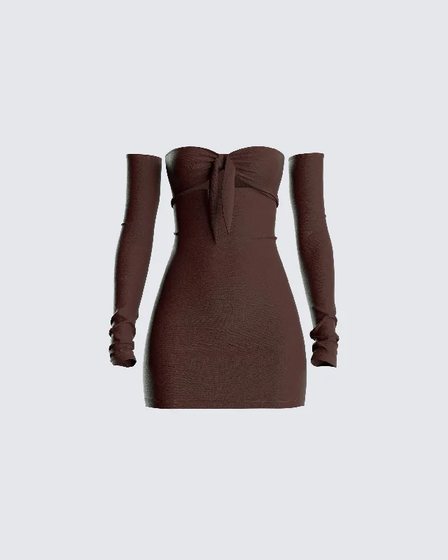 lace-up dressEmsley Brown Tie Mini Dress