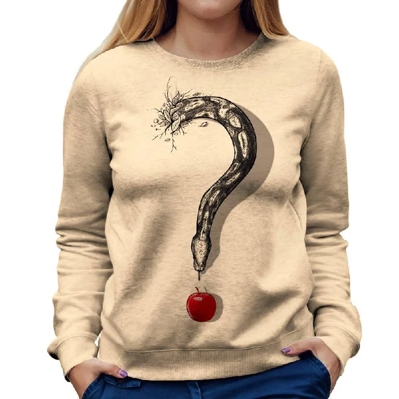 Now or Never high-end athletic hoodieCurious Temptation Womens Sweatshirt