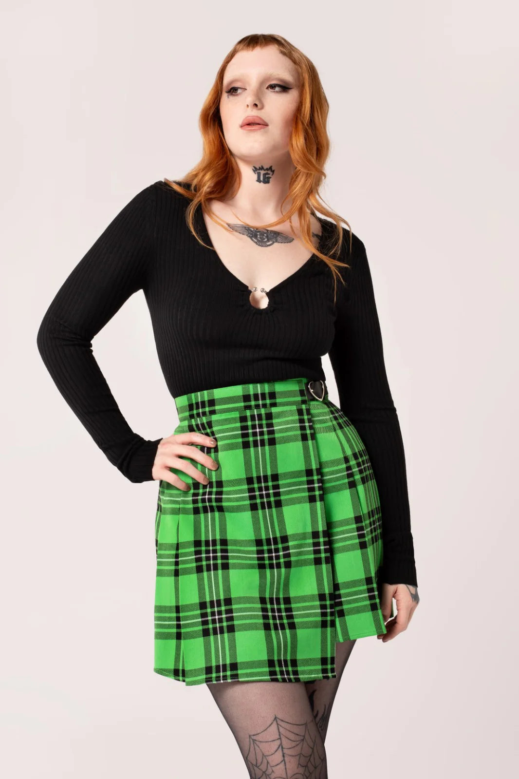 puff sleeve dressCorey Skirt - Green