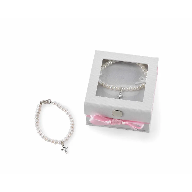 Discount Extravaganza chic slip dressMud Pie Fresh Water Pearl Bracelet