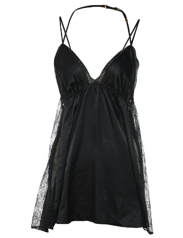 sleek and warm coatBlack Lace Victoria's Secret Babydoll - S