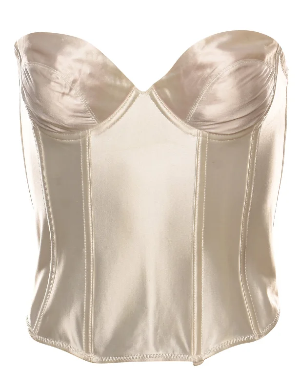 Loyalty Reward Metallic Boned Corset - XS