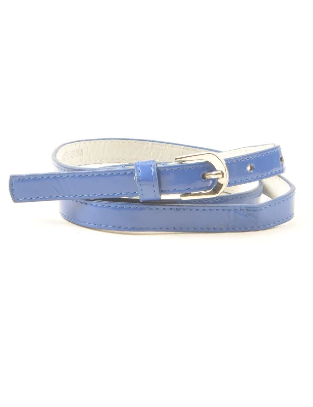 Bargain Prices Blue Skinny Belt - L