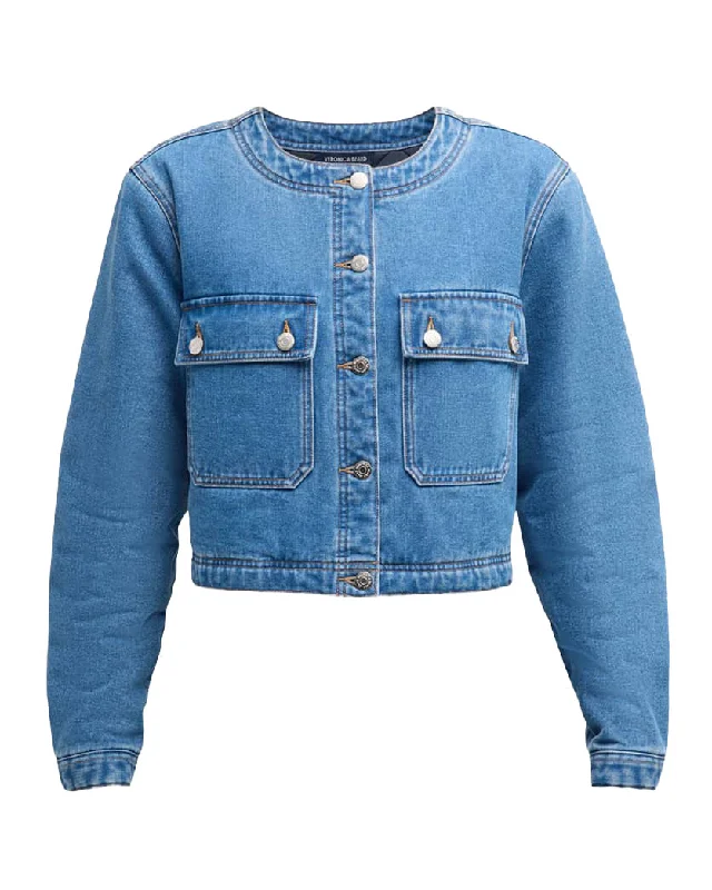 Loyalty Reward Veronica Beard Women's Brandy Jacket w/Quilted Lining, Bright Serendipity