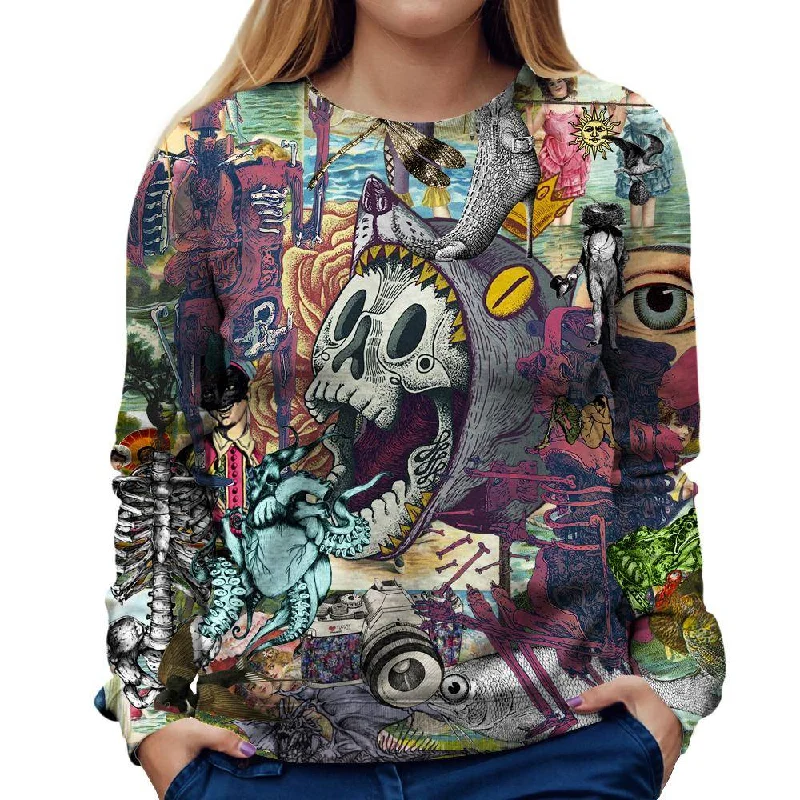 Steals and Deals urban sports sweatshirtIt's Easy To Die Womens Sweatshirt