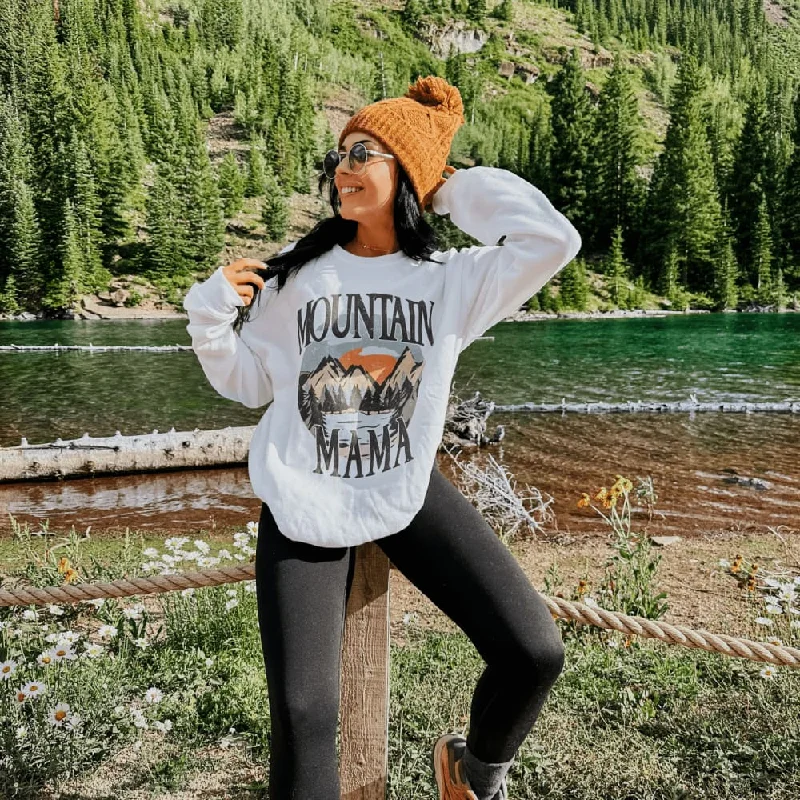 fitted workout sweatshirtMountain Mama Sweatshirt