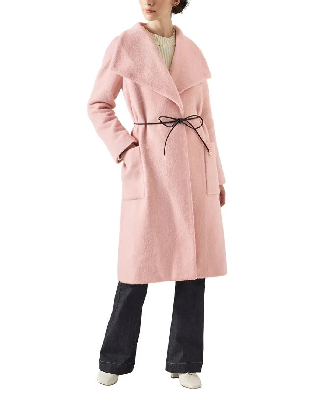 fitted trench coatLk Bennett Phoebe Wool-Blend Coat