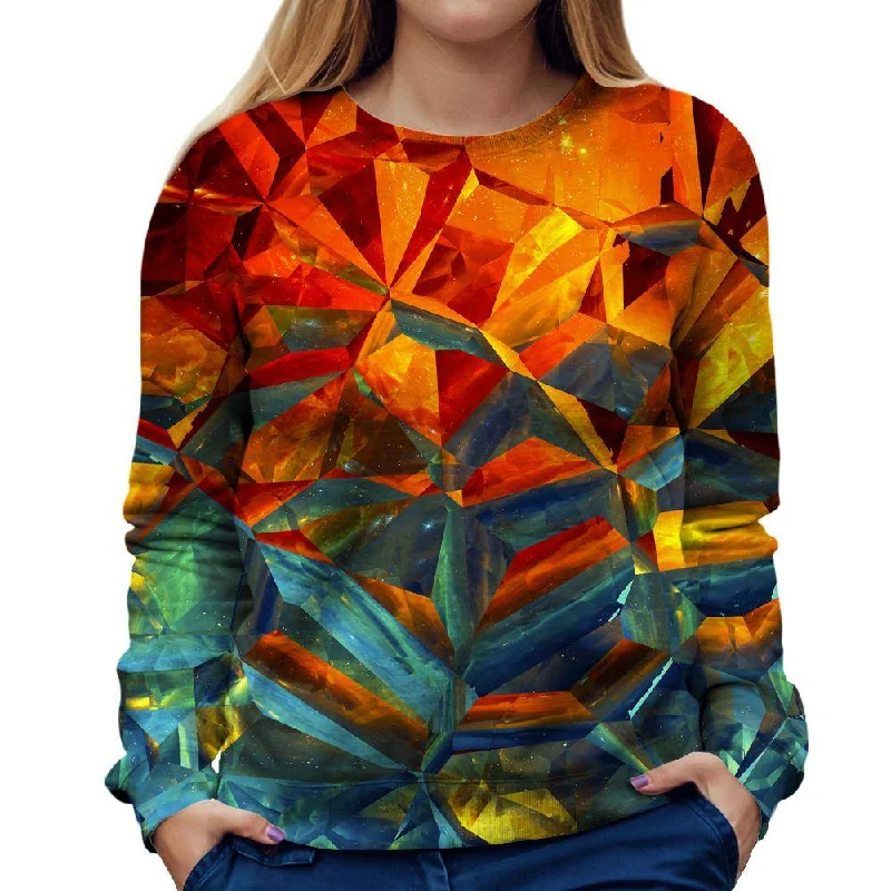 Inventory Reduction bold workout sweatshirtTriangle Trap Womens Sweatshirt