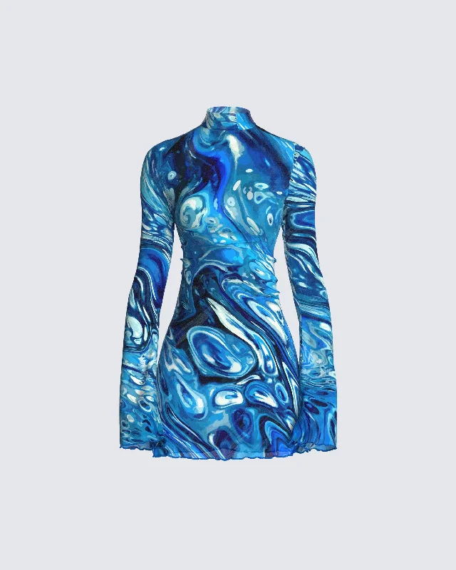 elegant shift dressDakota Abstract Print Mini Dress