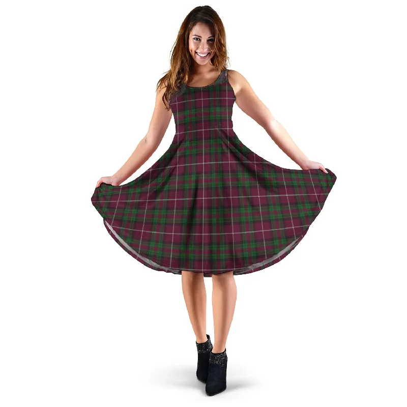 Major Savings Stewart of Bute Hunting Tartan Sleeveless Midi Womens Dress