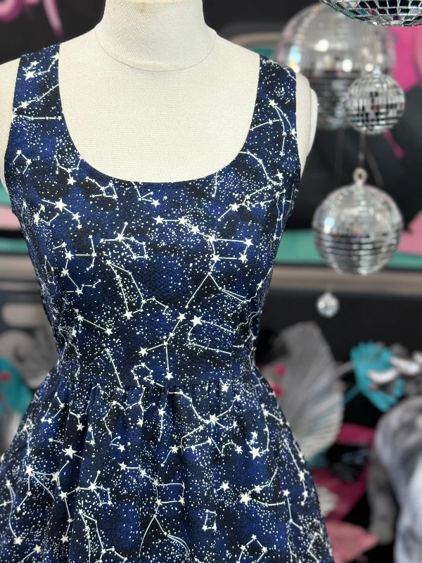 sleeveless dressGlow in the Dark Constellations Fit & Flare Dress