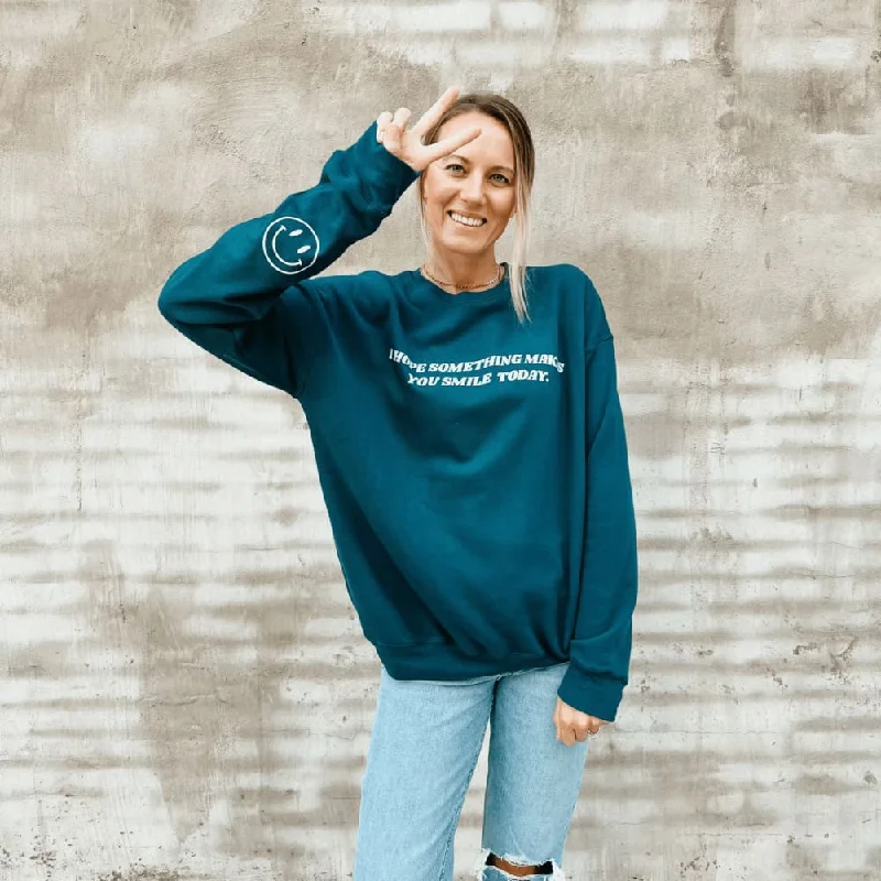 Seasonal Sale soft athletic sweatshirtI Hope - Smile Sweatshirt