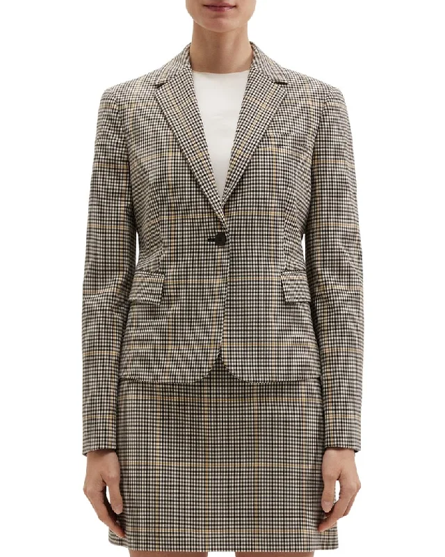 classic trench coatTheory Shrunken Blazer O.Dale Wool-Blend Blazer