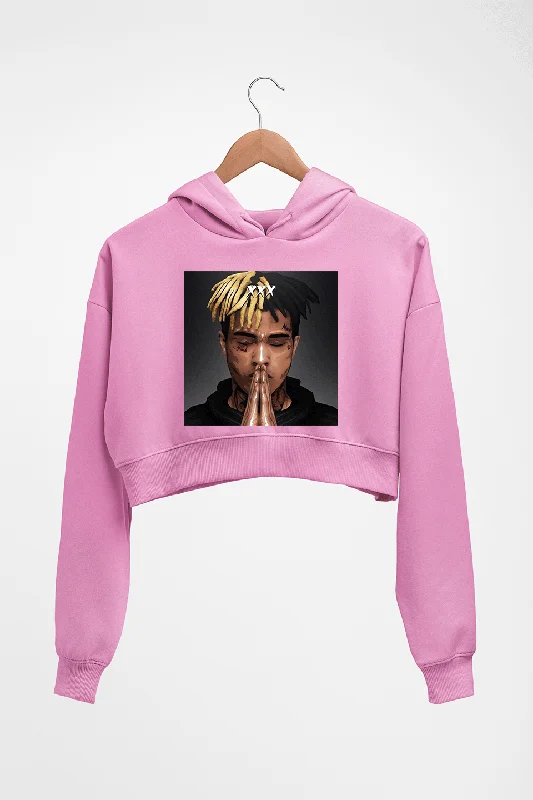 Bargain Blast stylish pullover hoodieXXXTentacion Crop HOODIE FOR WOMEN