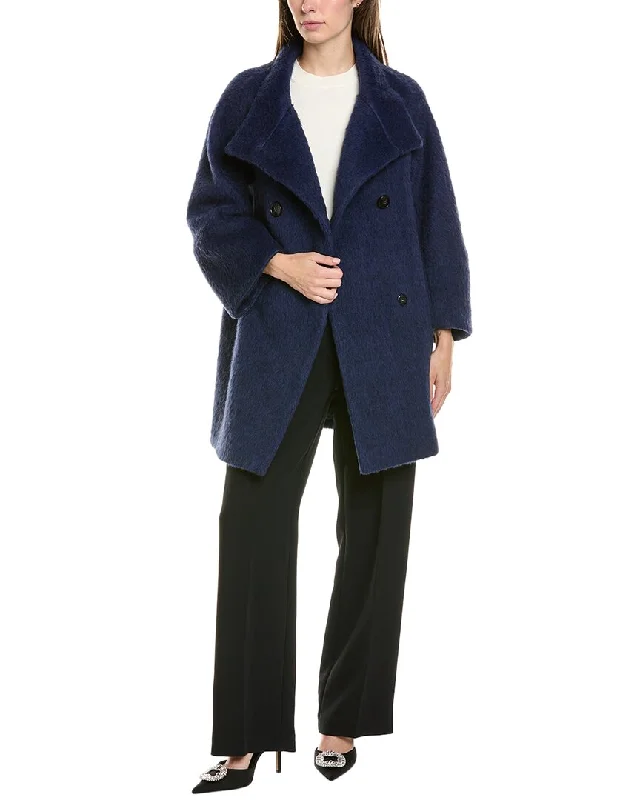 Closeout Cinzia Rocca Wool & Alpaca-Blend Coat