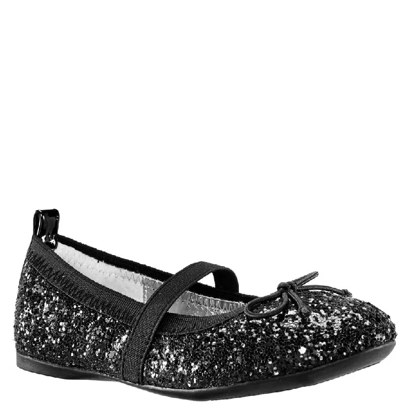 velvet dressNina Kids Esther Glitter Flat