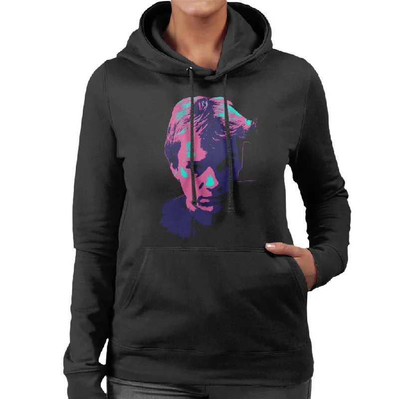 casual pullover hoodiecasual pullover hoodieTV Times Portrait Of Musician Sting Pop Art Stylised Women's Hooded Sweatshirt