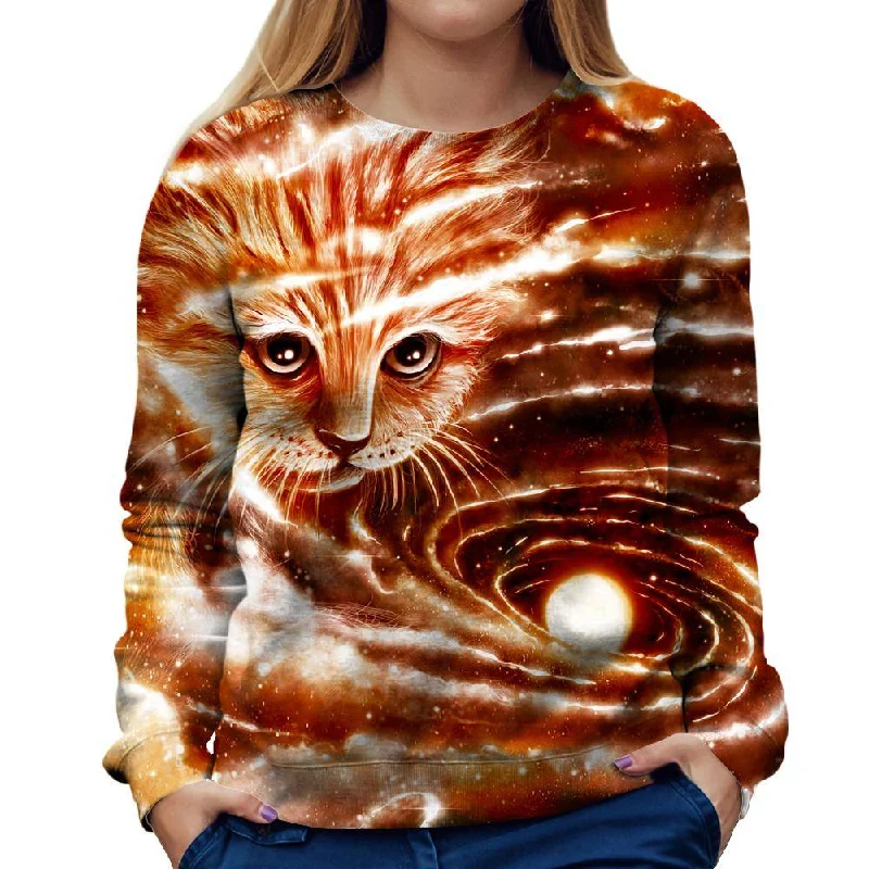 Major Savings fashionable workout wearThe Visiting Cat Womens Sweatshirt