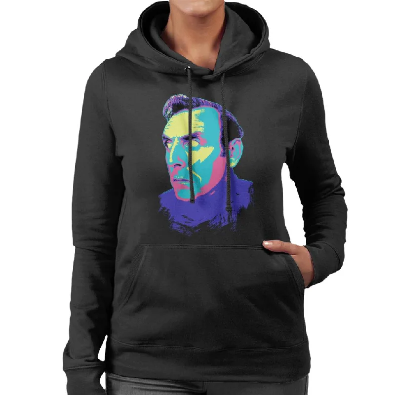 Super Deal graphic hoodie with printTV Times Spike Milligan And Eric Sykes Pop Art Stylised Women's Hooded Sweatshirt