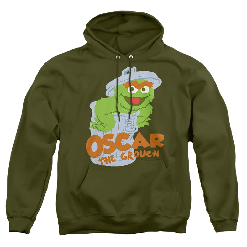 Overstock fashion hooded jacketSesame Street Flat Oscar - Pullover Hoodie
