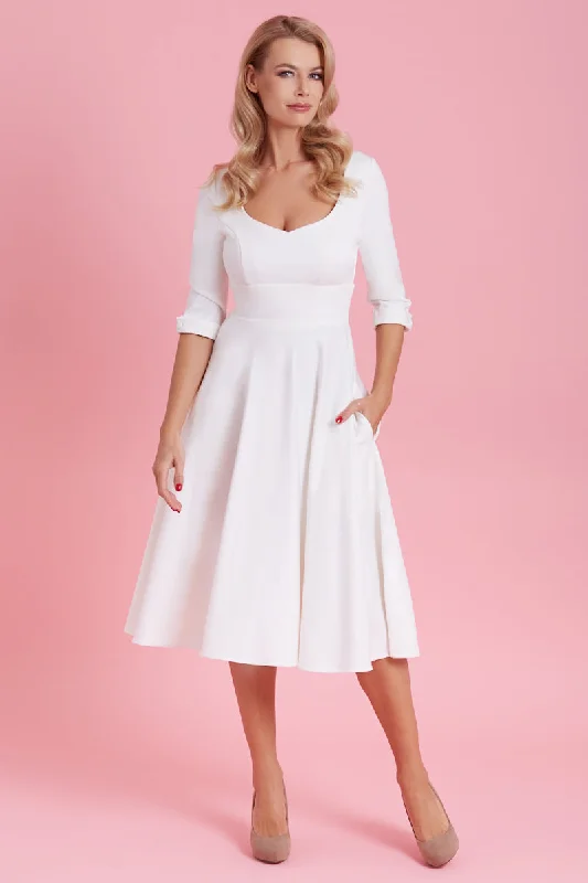 layered dressScarlette Dress in White