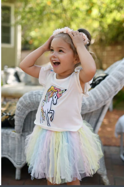 textured dressBaby Sara Unicorn Top