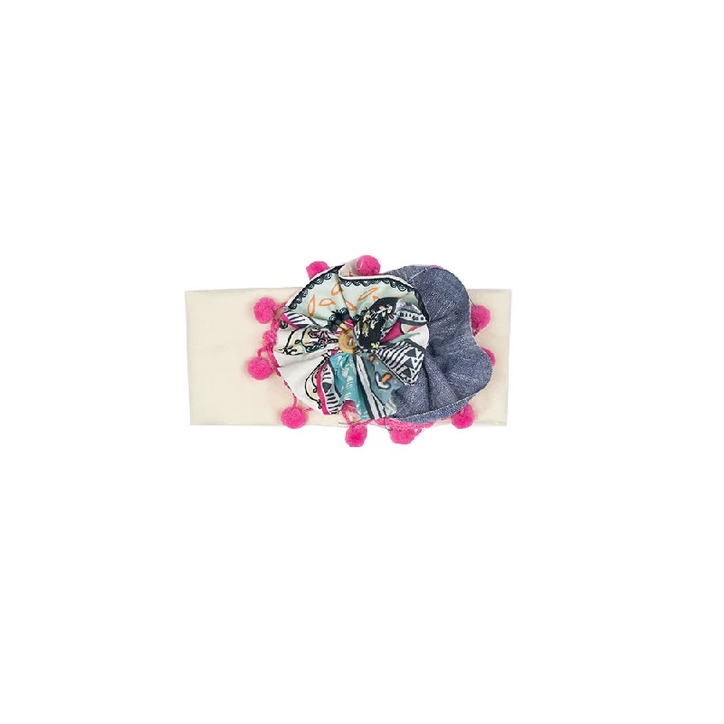 textured dressHaute Baby Chelsea Girl Headband