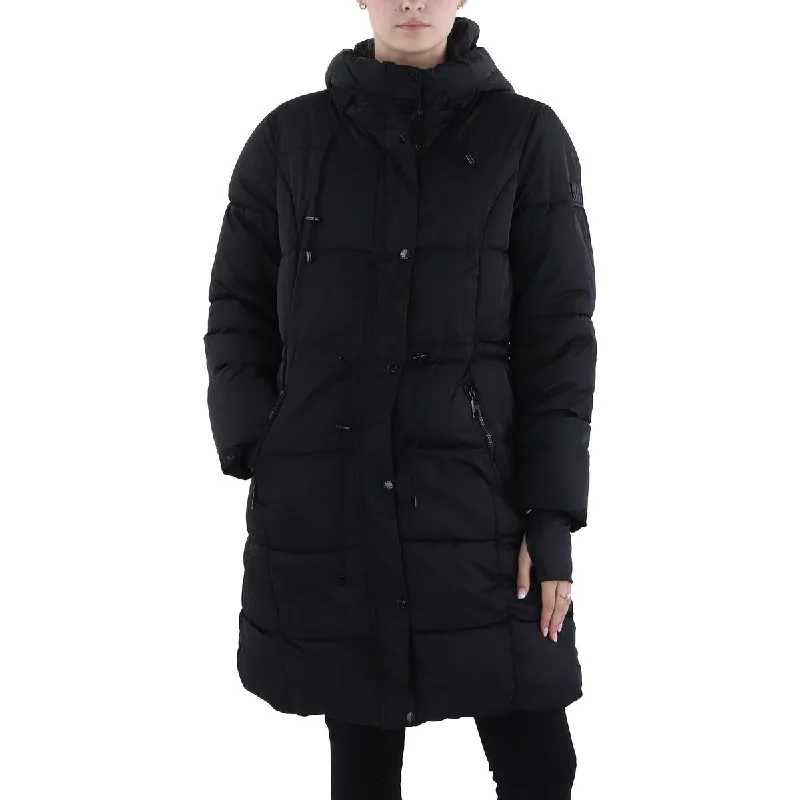 classic trench coatWomens Quilted Cold Weather Puffer Jacket