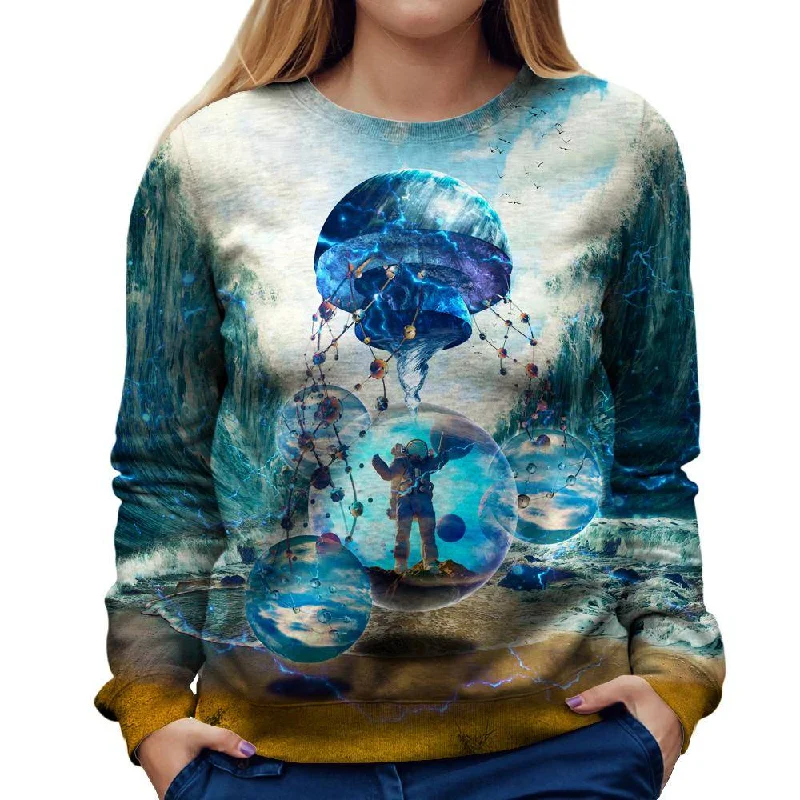 vibrant athletic hoodieParting Sea Womens Sweatshirt