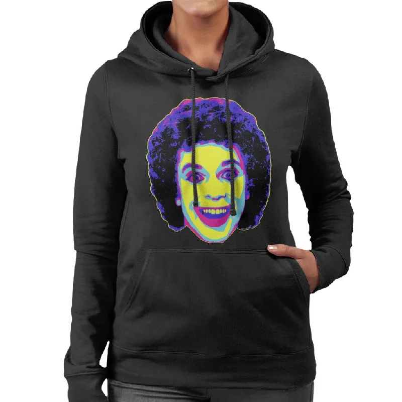 warm hoodiewarm hoodieTV Times Leo Sayer On The Muppet Show 1978 Pop Art Stylised Women's Hooded Sweatshirt