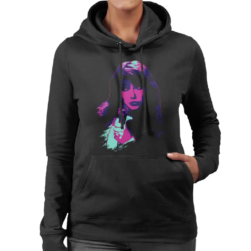 premium hoodiepremium hoodieTV Times Kate Bush Performing 1978 Pop Art Stylised Women's Hooded Sweatshirt