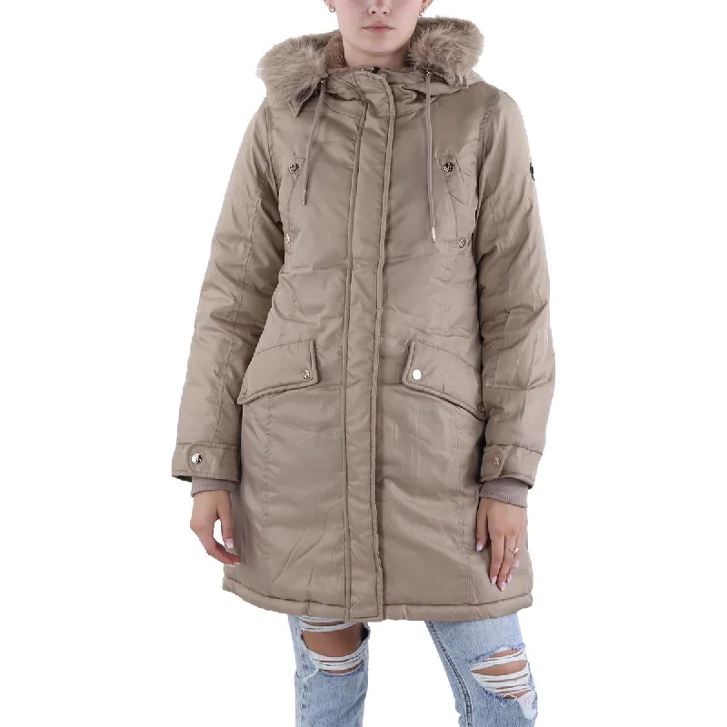 functional coatWomens Insulated Hooded Parka Coat