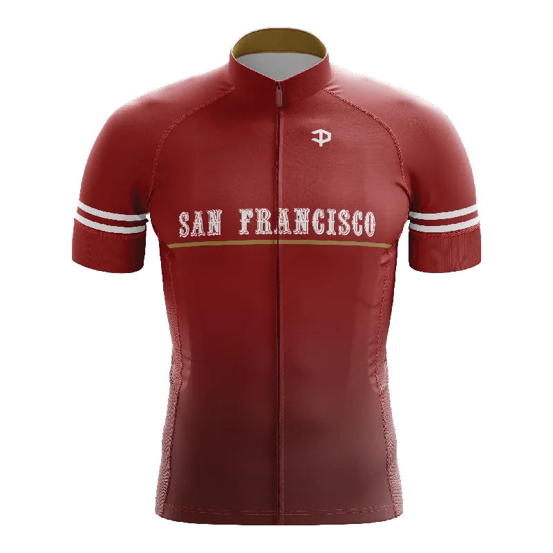 Discount Deals pullover workout hoodieSan Francisco Short Sleeve Cycling Jersey