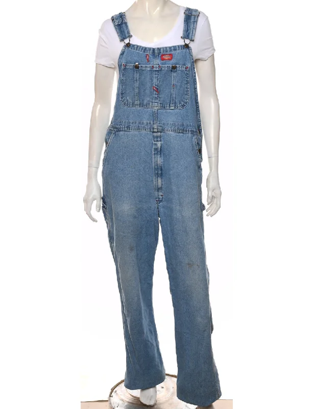 Weekend Deal Medium Wash Dickies Dungarees - W36 L32