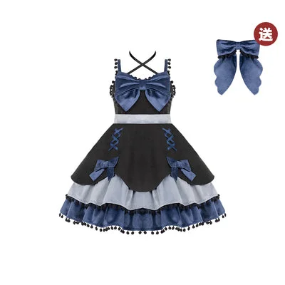 indulge jsk+bow (dark blue color)