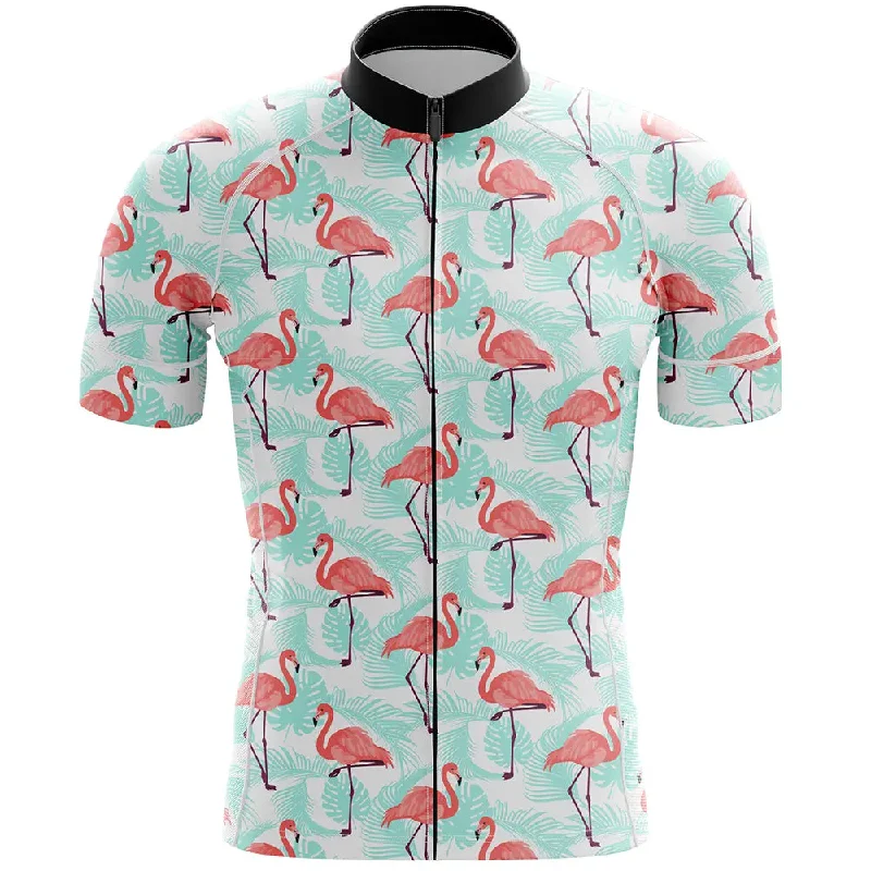 New Markdowns modern sports hoodieFlamingo Short Sleeve Cycling Jersey