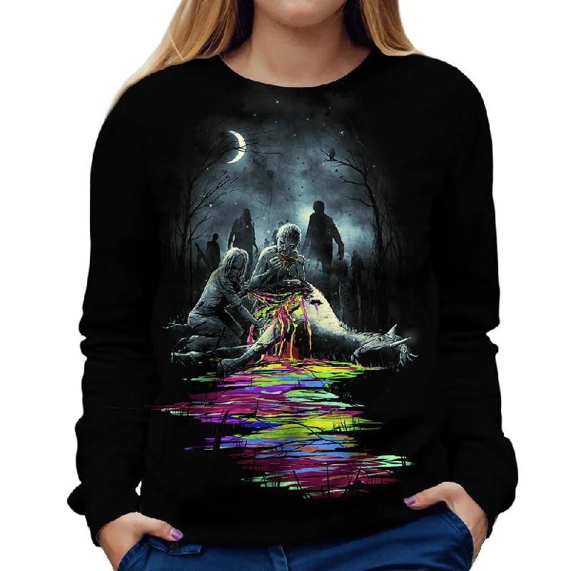 Daily Deals functional sports hoodieMidnight Snack Womens Sweatshirt