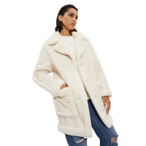 Flash Sale Dorothy Perkins Womens/Ladies Luxe Faux Fur Trim Suedette Tall Coat