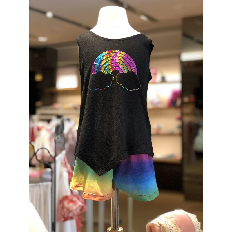 casual midi dressLittle Mass Rainbow Shirt