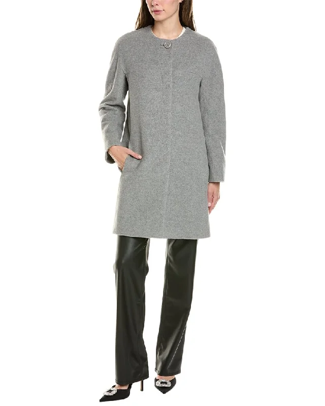 Get It Before It’s Gone Cinzia Rocca Wool & Cashmere-Blend Coat