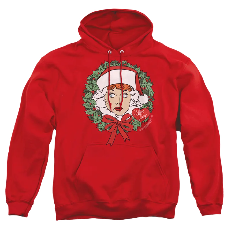 casual hoodie for fallcasual hoodie for fallI Love Lucy Wreath - Pullover Hoodie