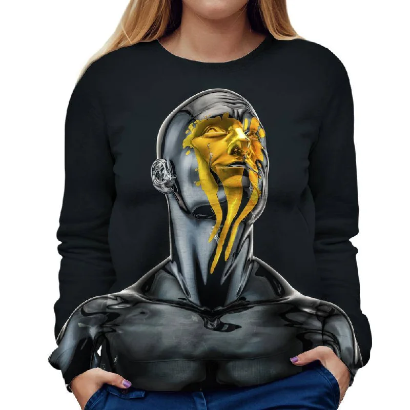 Blowout Deals fitted workout sweatshirtLove Is The Only Gold Womens Sweatshirt